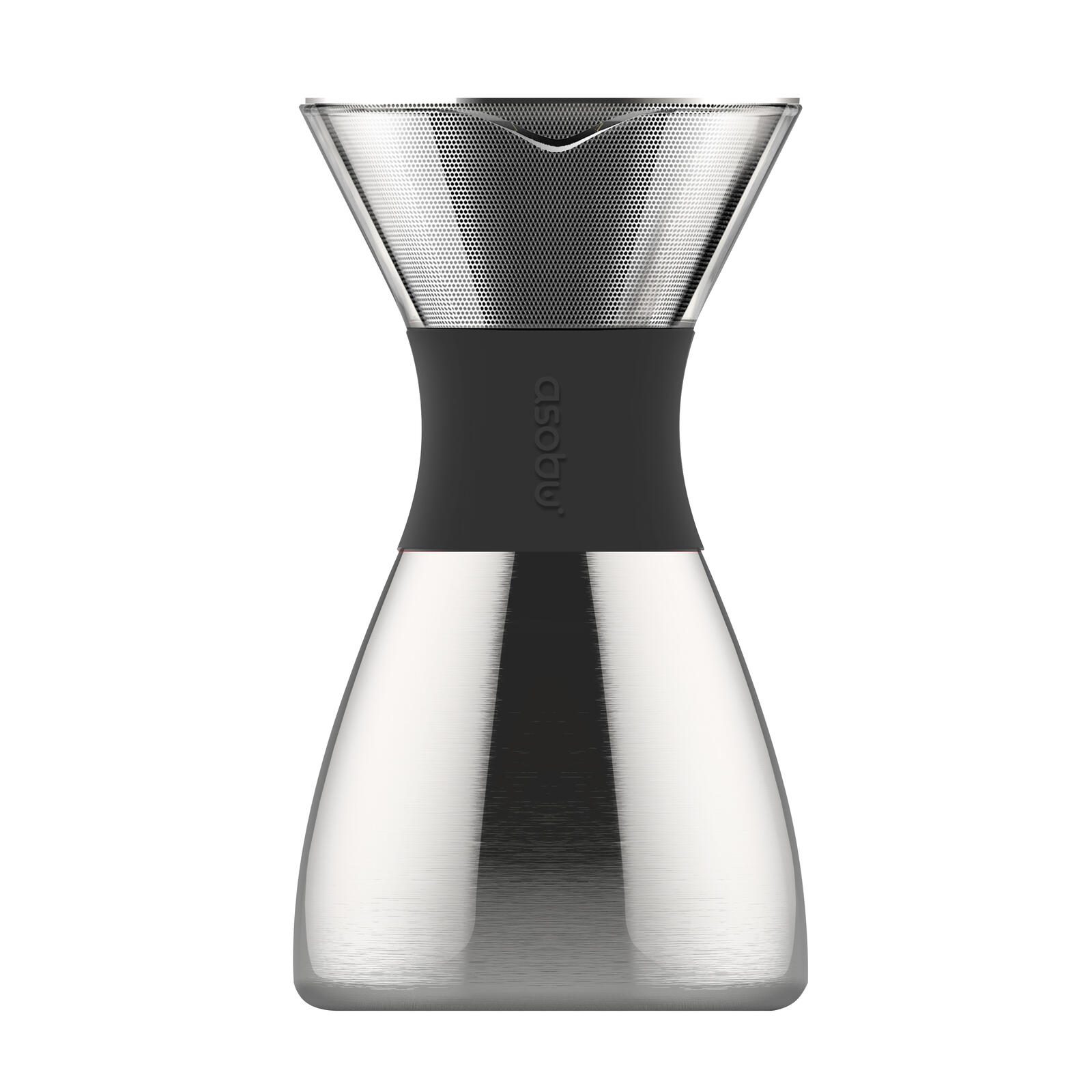 Asobu Pour Over Filterkaffeebereiter - argent/noir (Pourover silver/black)