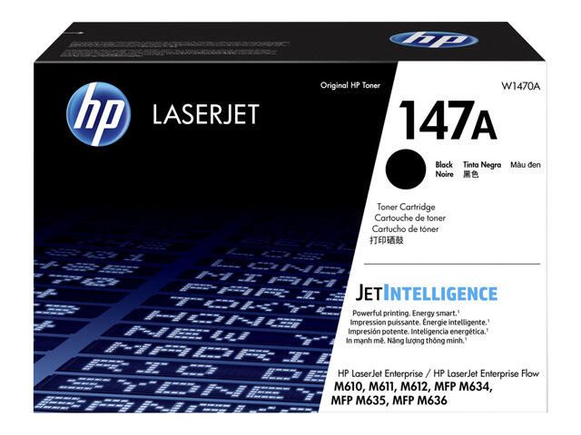 Cartouche de toner HP Original 147A noir 10 500 pages (W1470A)
