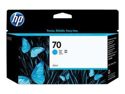 Cartouche d'encre HP Original 70 cyan 130 ml (C9452A)