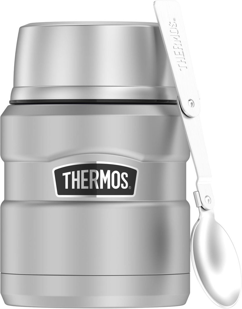 THERMOS® SK Food JAR Boîte isotherme pour aliments 9,6 cm 0,5 l argenté