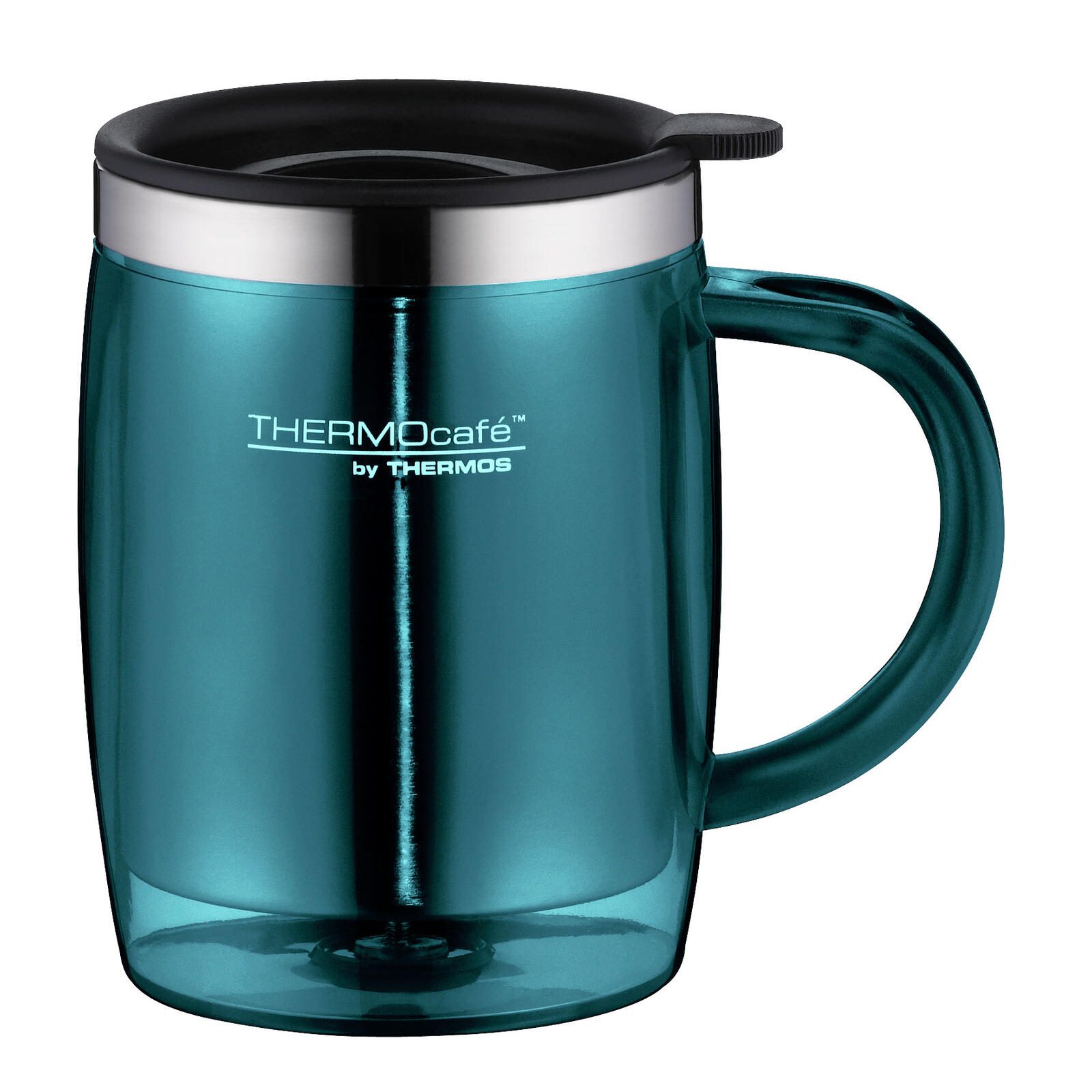 Gobelet isotherme THERMOcafé by THERMOS (Desktop Mug) 0,35 l – Turquoise