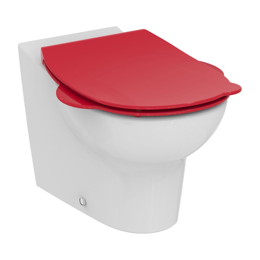 Ideal Standard Siège de WC Contour21 Schools, pour enfants 3-7 ans, Rouge