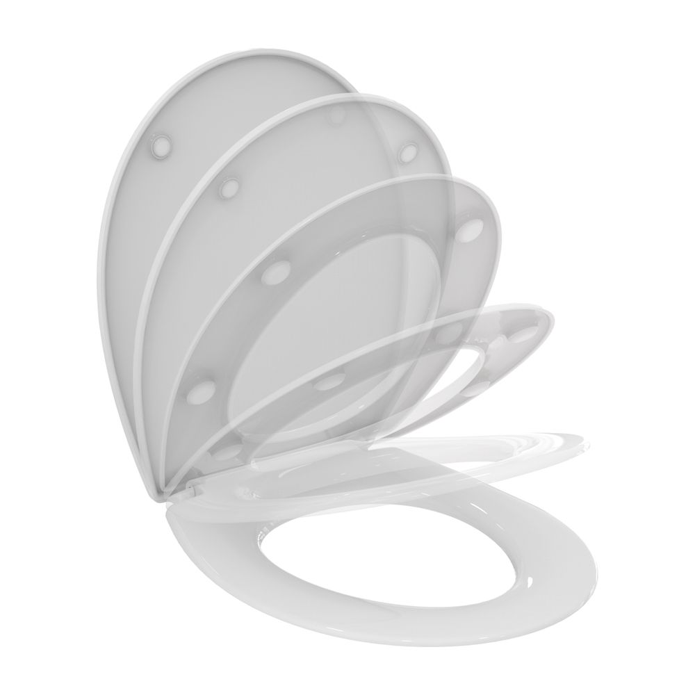 Siège de WC Ideal Standard Design Eurovit, Softclose, blanc