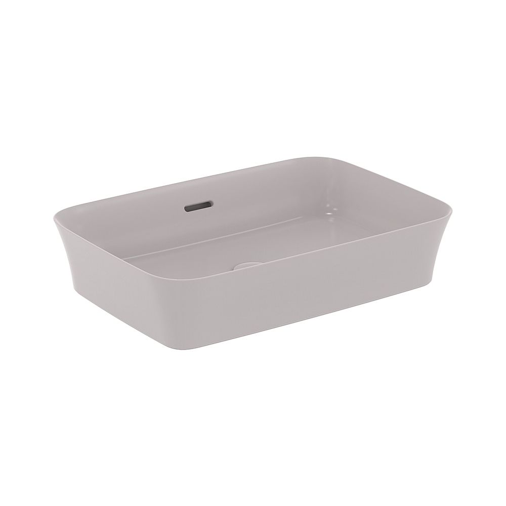 Ideal Standard Lavabo Ipalyss, sans trou de robinet, avec trop-plein 550x380x120mm, Gris béton