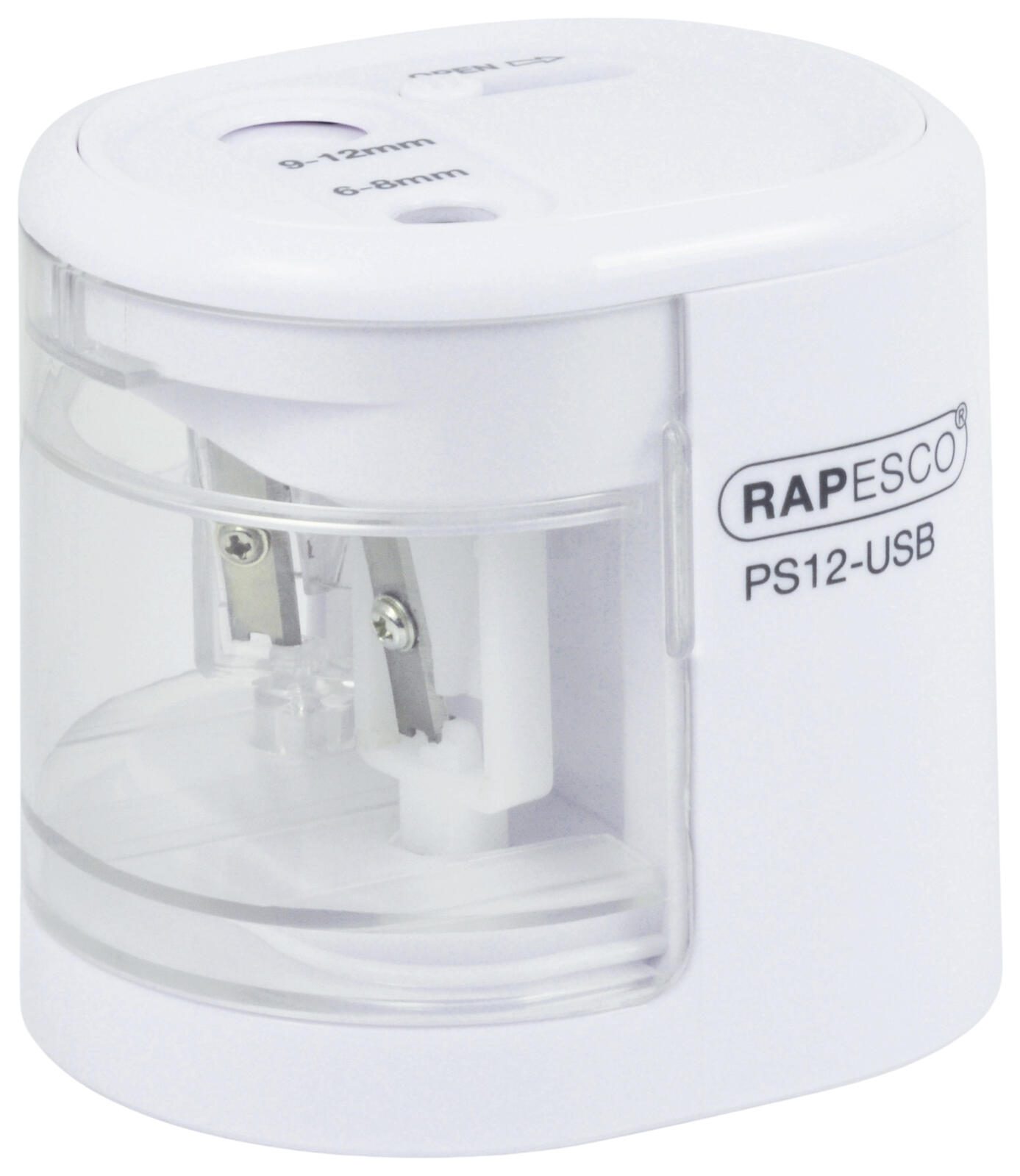 RAPESCO® Taille-crayon électrique PS12 blanc