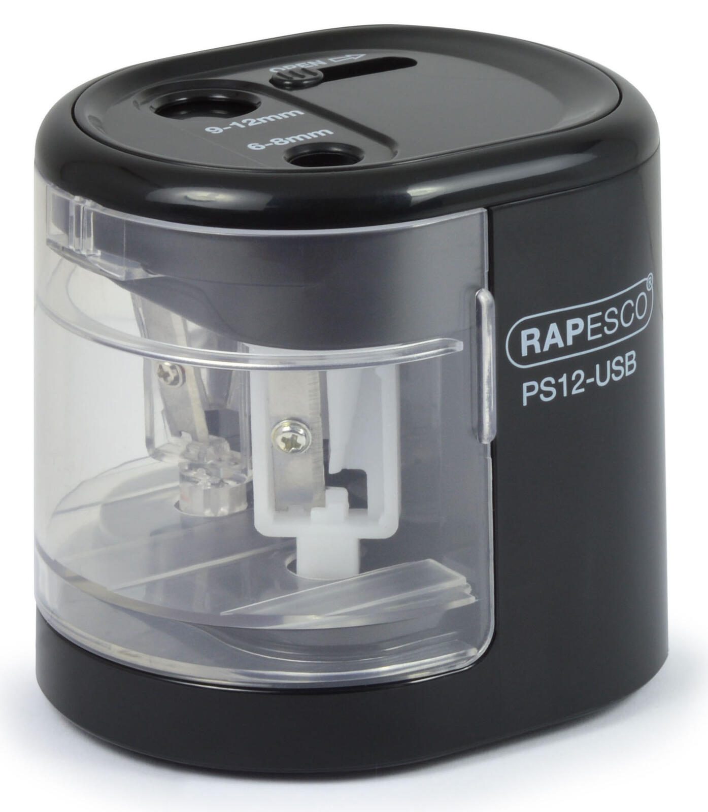 Aiguiseur électrique RAPESCO® noir/transparent