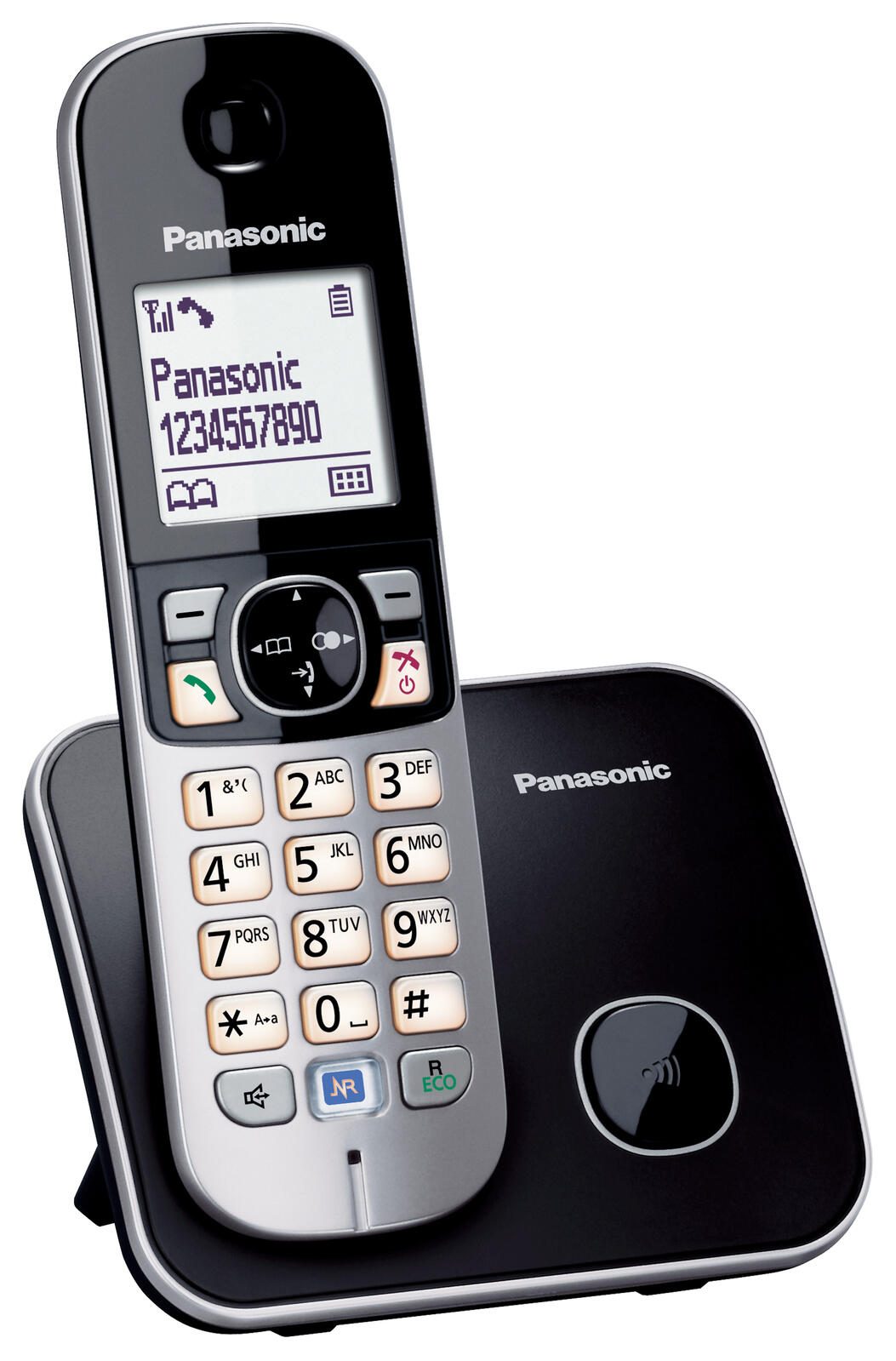 Téléphone sans fil Panasonic KX-TG6811GB noir-argent