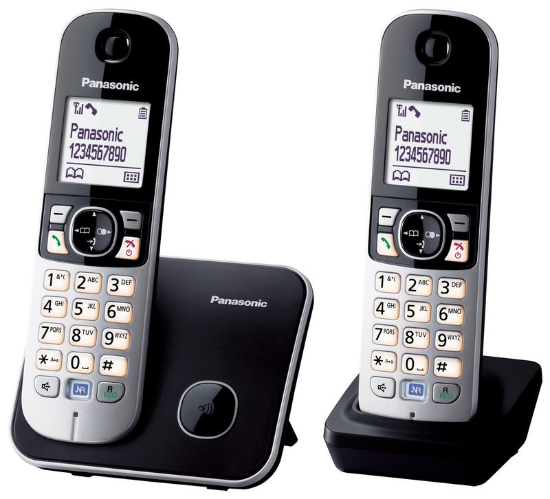 Téléphone sans fil Panasonic KX-TG6812GB noir