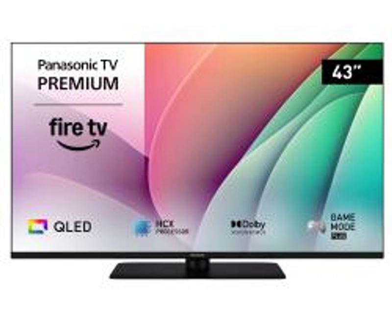 Panasonic TV-43W80A Smart TV 109,2 cm (43") 4K UHD, Fire TV, HDMI, USB, LAN, WLAN, Bluetooth