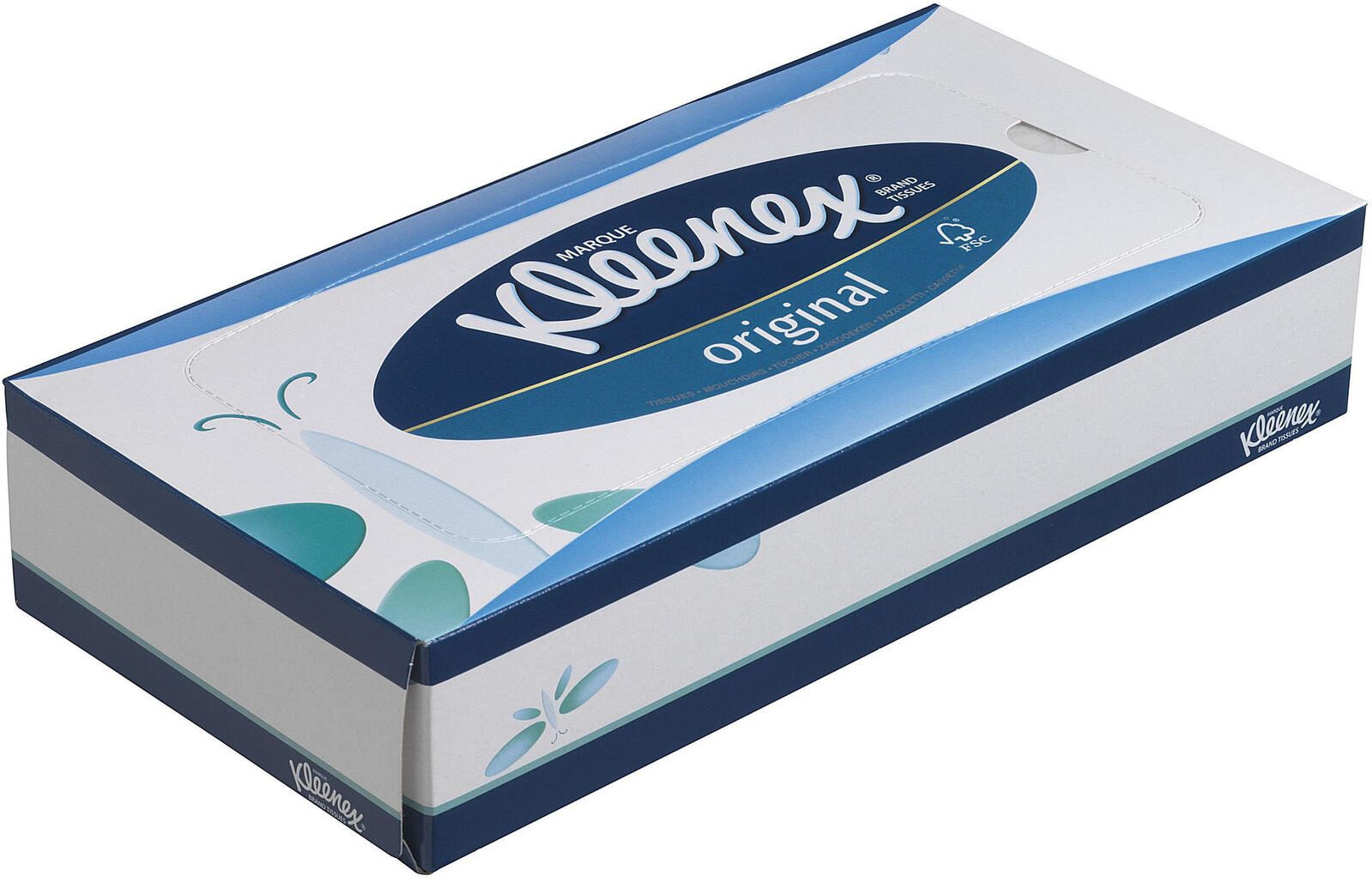 Boîte de Kleenex® mouchoirs en papier 3 couches 1 carton = 12 x 72 mouchoirs — lot de 12