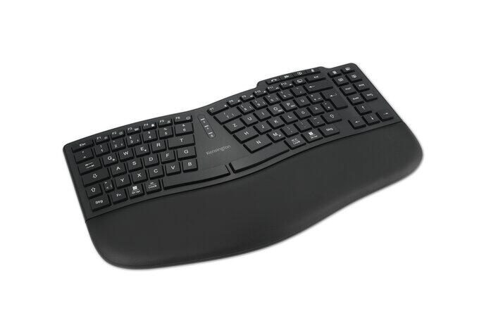 Clavier sans fil Kensington KB675 EQ - AZERTY FR - noir Bluetooth, RF, USB-A, USB-C