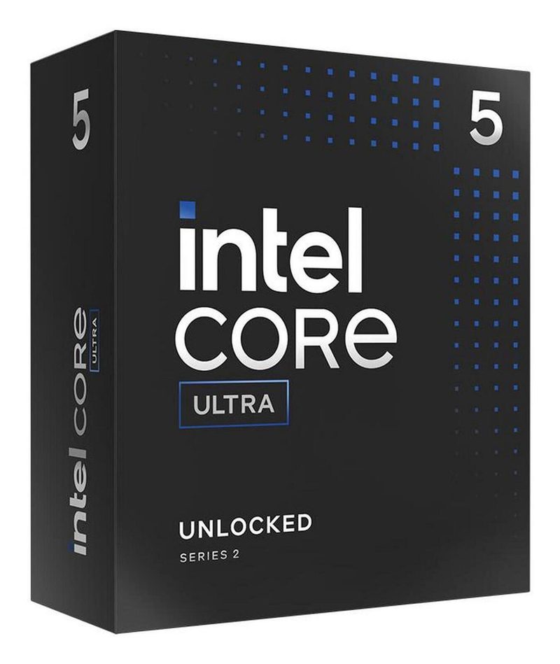 Processeur Intel Core Ultra 5 225 (20 Mo de cache, jusqu'à 4,90 GHz) FC-LGA18W, version boîte