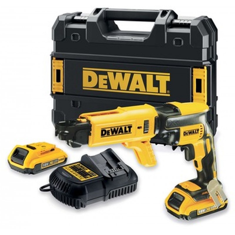 Visseuse pour cloisons sèches DeWALT DCF620D2K-QW (porte-embout : 1/4"/30Nm) XR (2x2,0Ah/18V) TSTAK
