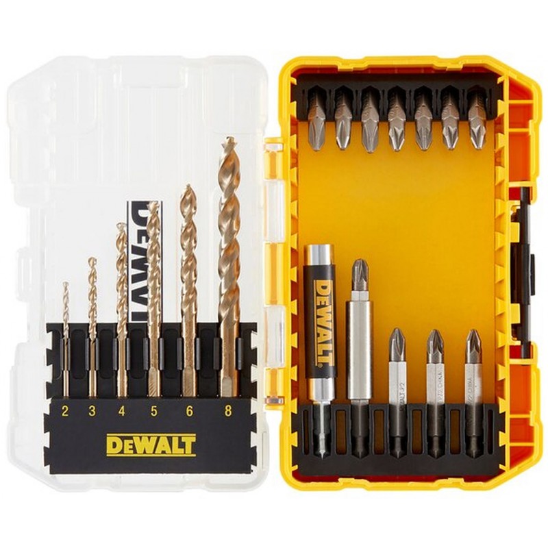 Set de forets HSS-G DeWALT DT70711-QZ Toughcase 19 pièces