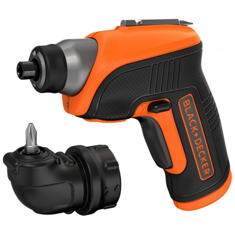 Black & Decker CS3652LC-QW Visseuse sans fil avec embout angulaire (5,5 Nm / 3,6 V / 1,5 Ah)
