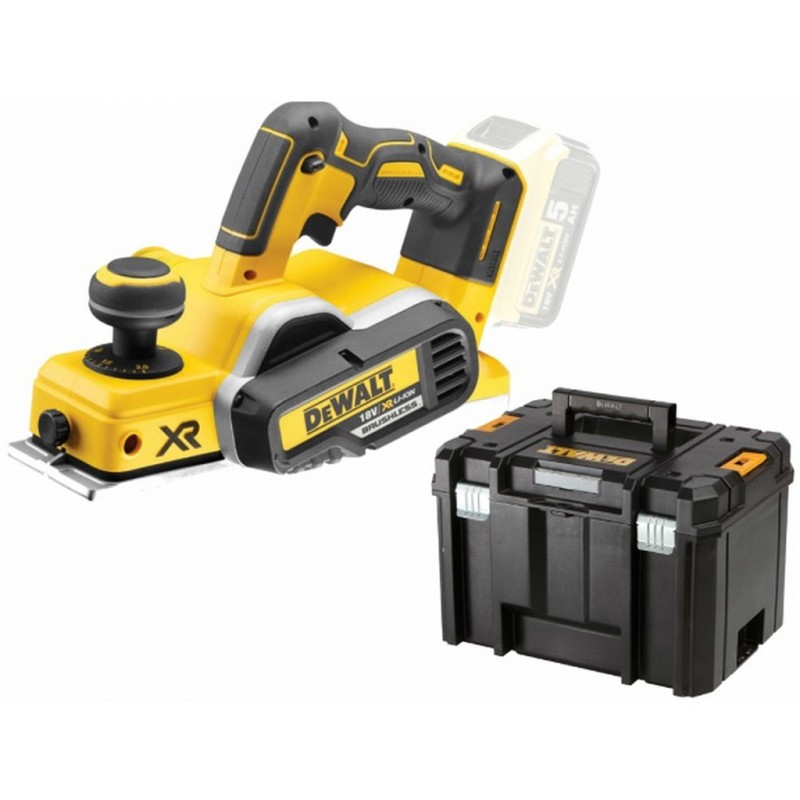 Rabot sans fil DeWALT DCP580NT-XJ 82 mm XR (18V/sans batterie) Tstak