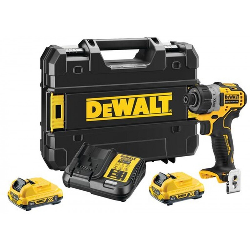 Visseuse sans fil DeWALT DCF601D2-QW 1/4" / 8 Nm, XR (12 V/2x2,0 Ah) Tstak
