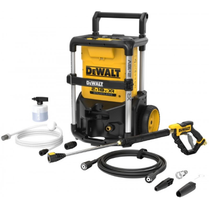 Nettoyeur haute pression DeWALT DCMPW1600N-XJ (2x18V/sans batterie)