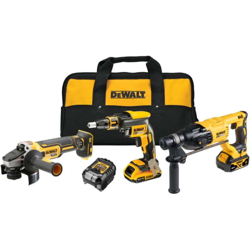 Set combiné sans fil DCK308DM-QW (DCF620 + DCH133 + DCG405 + 18 V / 1 x 2,0/4,0 Ah) avec sac