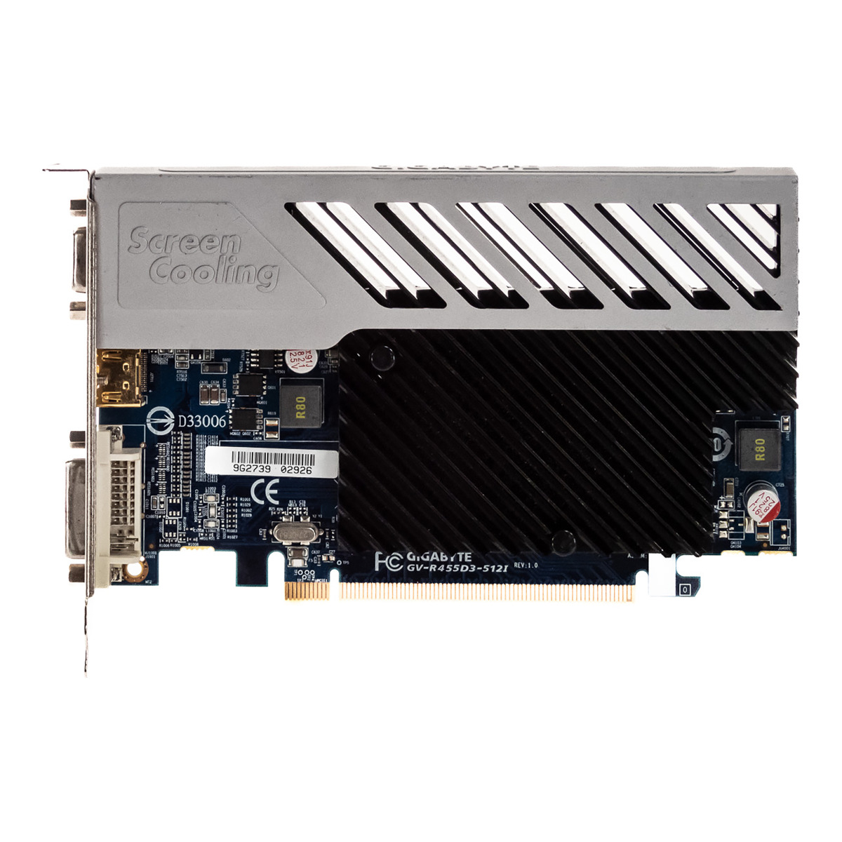 GIGABYTE ATI RADEON HD 4550 512MB GV-R455D3-512I PCIe x16