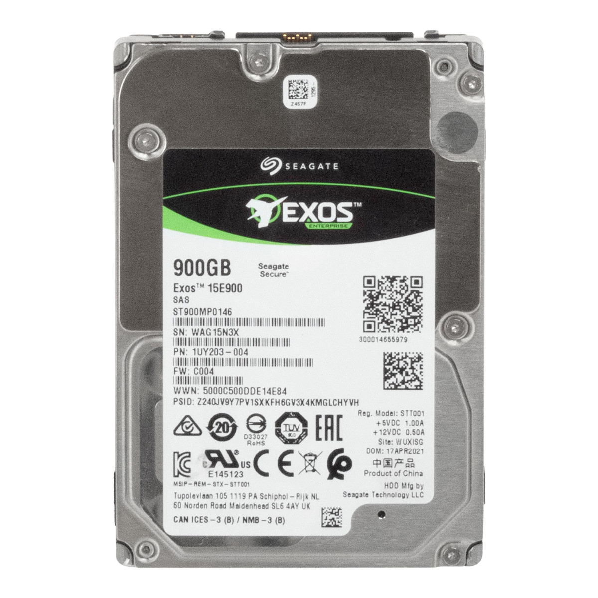 SEAGATE EXOS 15E900 900 Go 15K 256 Mo SAS-3 2,5'' ST900MP0146