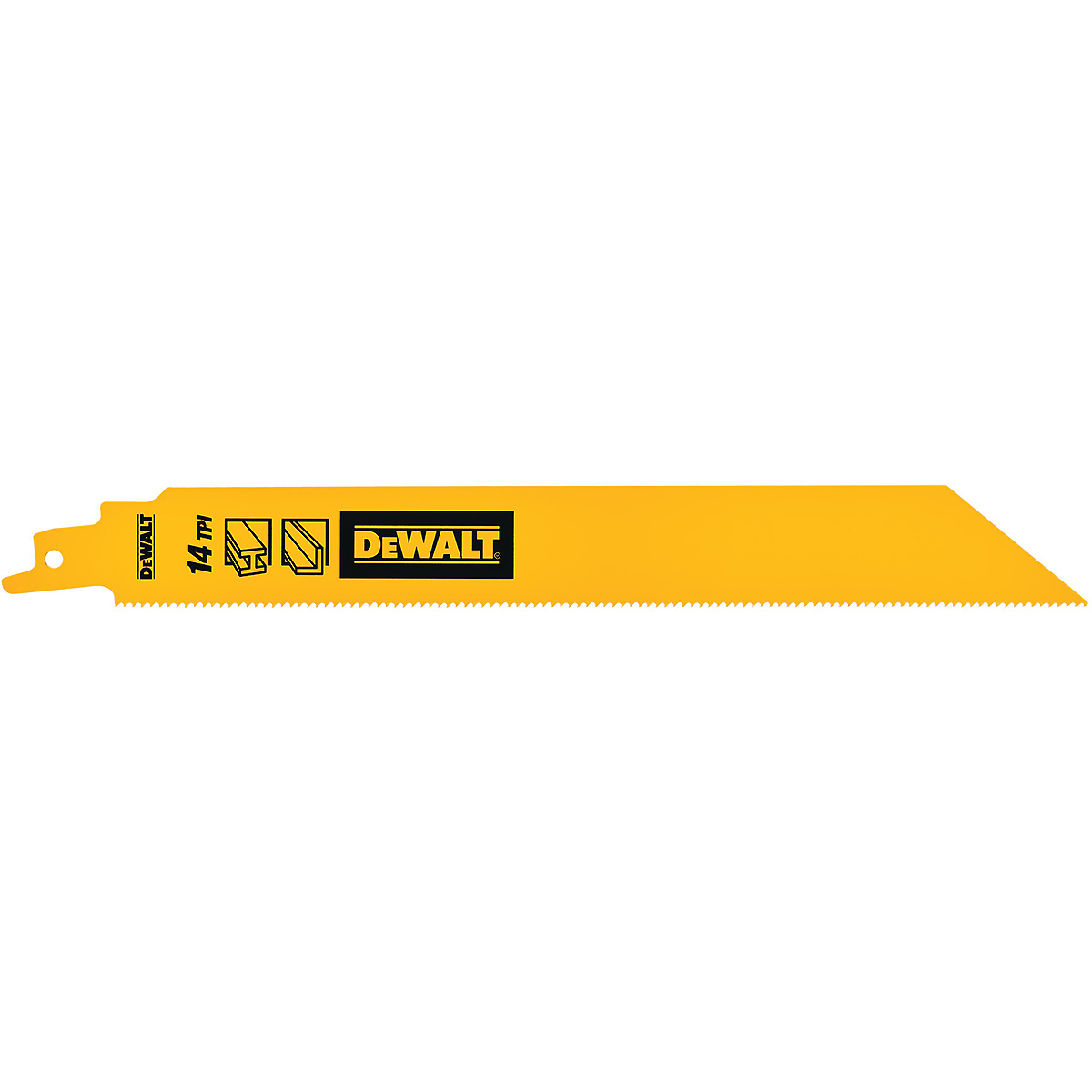 Lame de scie sabre bi-métal Heavy-Duty pour métal 5 pièces DEWALT — lot de 5 pièces