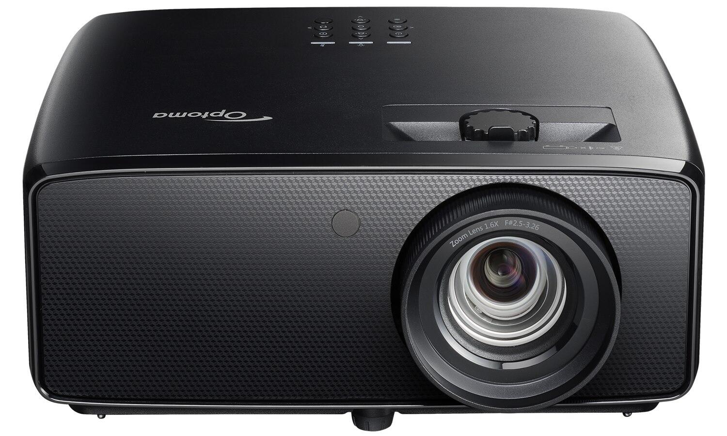 Optoma UHZ58LV Projecteur laser home cinéma 3000 ANSI Lumens 4K UHD 3840 x 2160, 240 Hz, 3D, HDMI, USB, 12V Trigger, Haut-parleurs