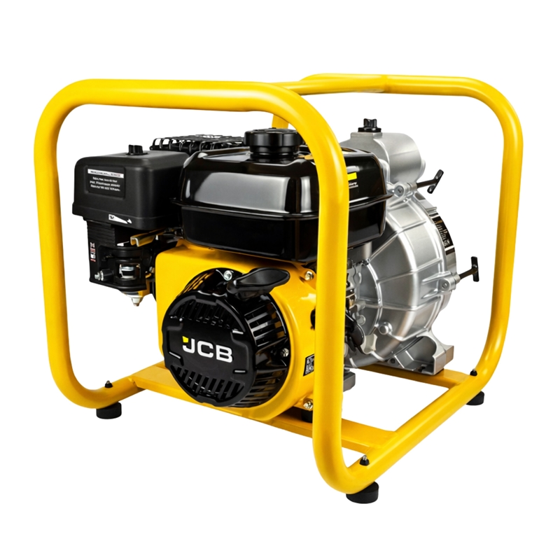 Pompe à eau sale JCB WP80TP24 | 7,5 ch | 1000 L/min | Hauteur d'aspiration 7 m | Hauteur de refoulement 25 m | Auto-amorçante