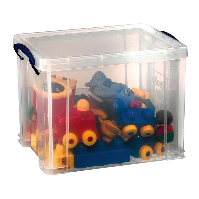 Boîte de rangement Really Useful Box 19,0 l - 39,5 x 25,5 x 29,0 cm - transparente