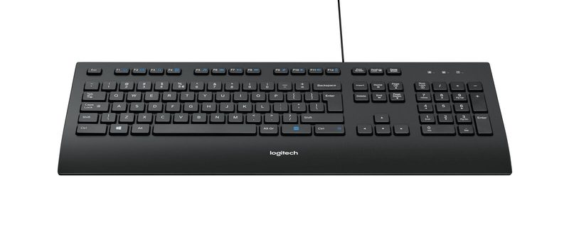 Clavier Logitech Corded K280e QWERTY, USB
