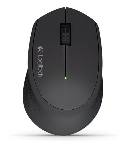Souris sans fil Logitech M280 - noir 1000 DPI, optique, 3 boutons, 2,4 GHz, USB, pour droitier