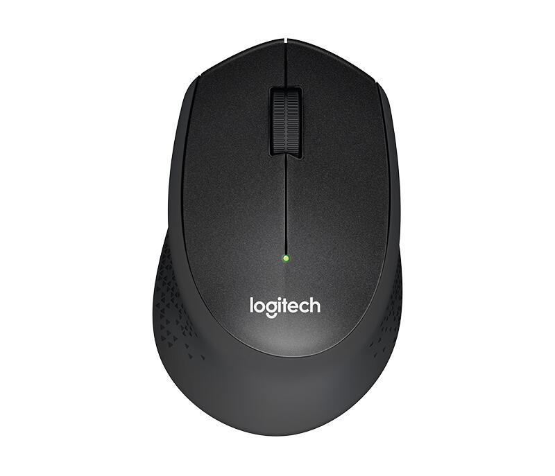Souris sans fil Logitech M330 SILENT PLUS - noir 1000 DPI, optique, 3 boutons, 2,4 GHz, USB, pour droitier