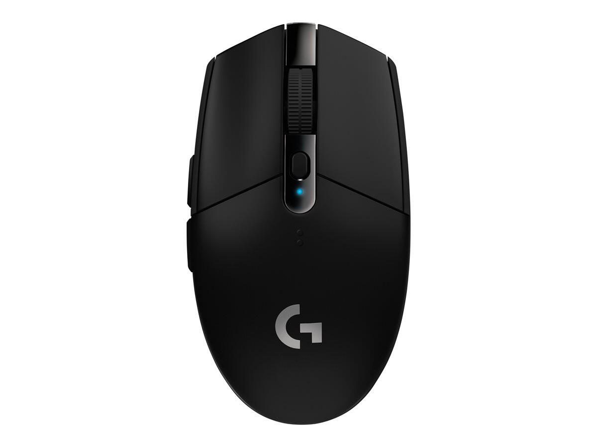 Souris gaming Logitech G G305 droite sans fil RF + Bluetooth optique 12000 DPI