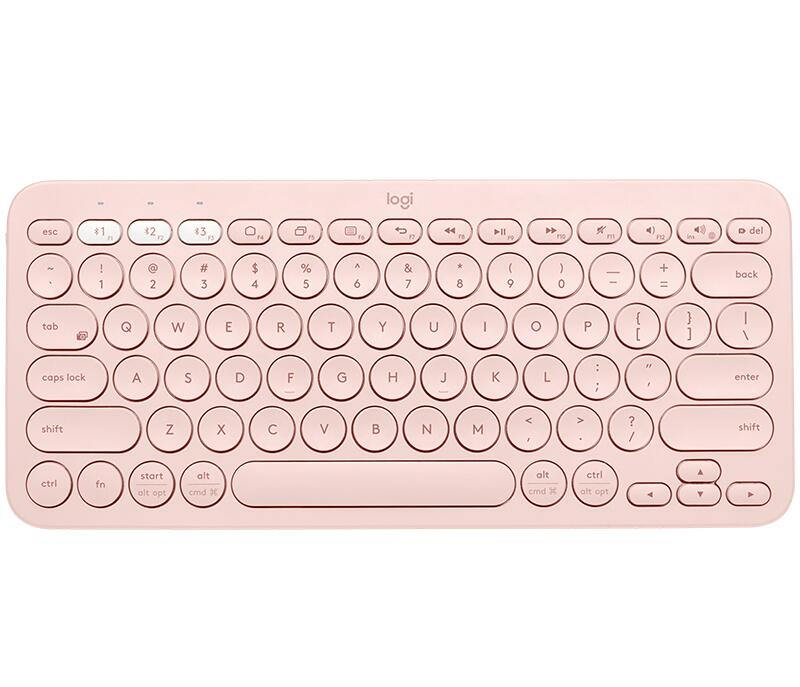Clavier sans fil Logitech K380 Multi-Device (rosé)