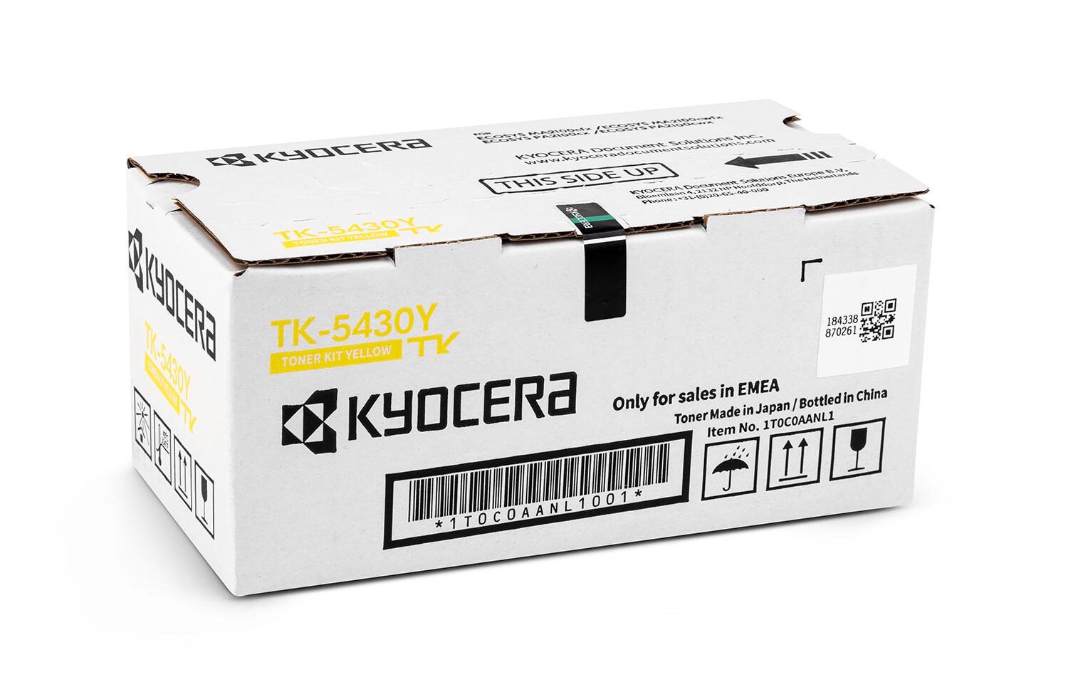 Cartouche toner Kyocera Original TK-5430Y - Jaune (1T0C0AANL1)