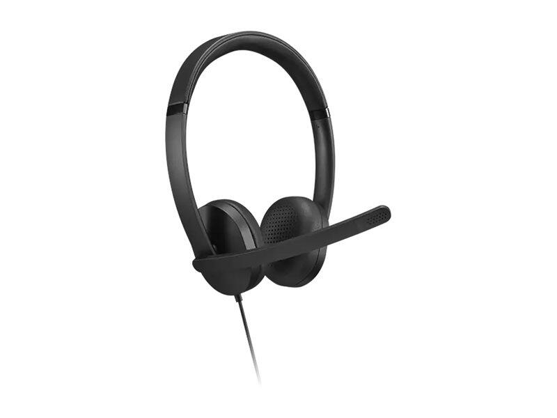 Casque supra-auriculaire Lenovo On-Ear Gen 2 filaire noir