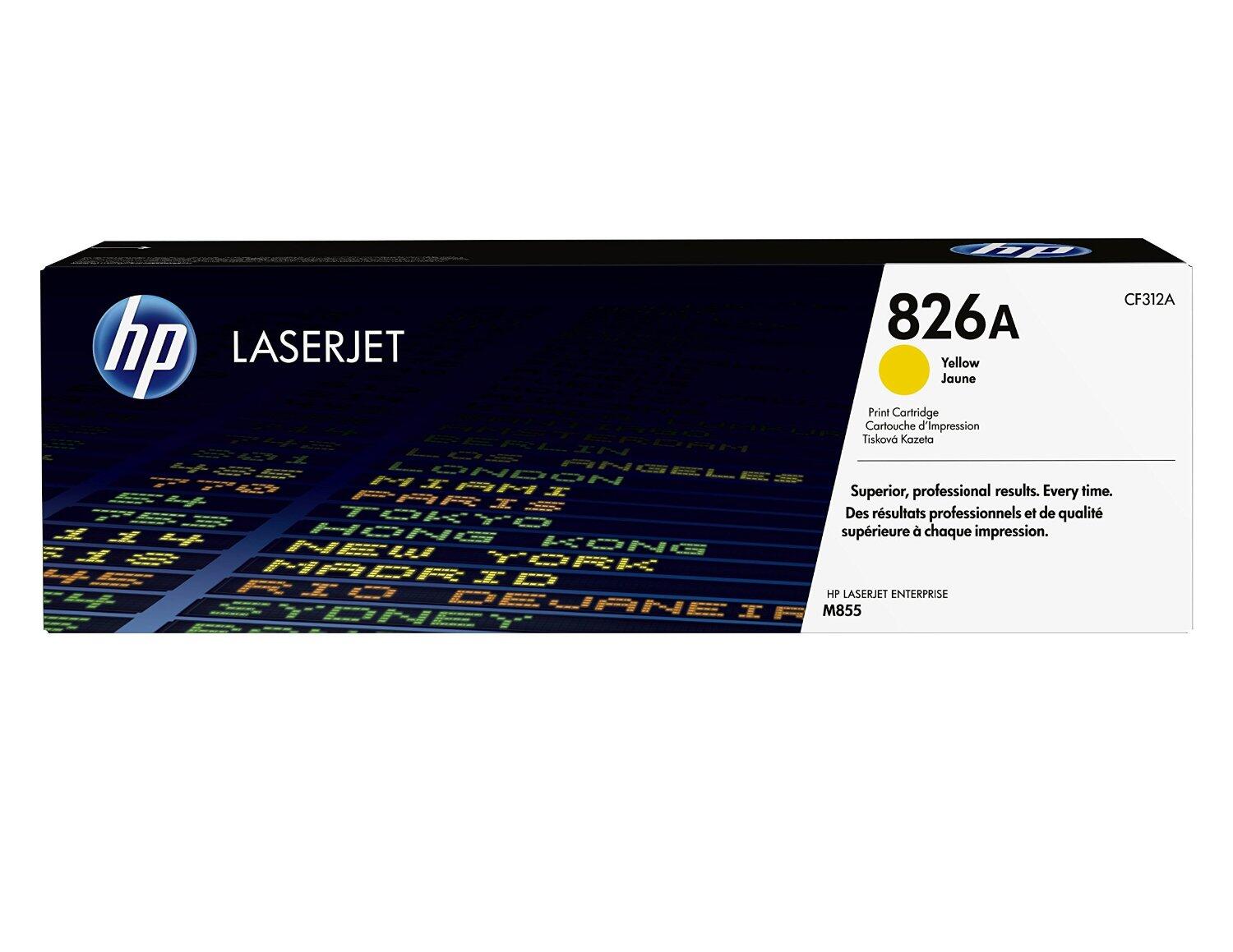 Cartouche de toner HP Original 826A jaune 31 500 pages (CF312A)
