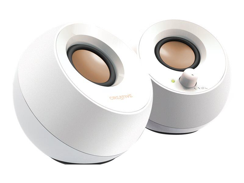 Enceintes Creative Pebble - pour PC - 4,4 Watts (total)