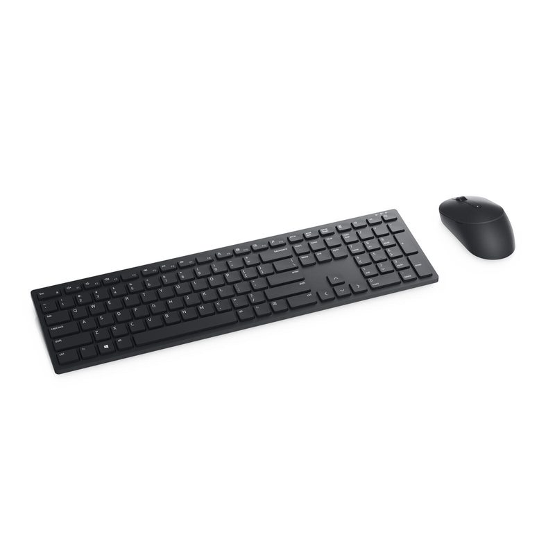 Ensemble clavier et souris sans fil Dell KM5221W - AZERTY FR - noir 4000 DPI, optique, 3 touches, 2,4 GHz