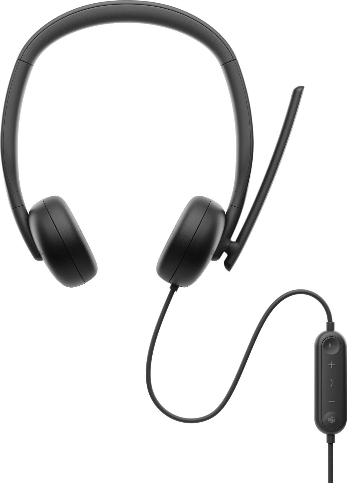 Casque filaire Dell WH3024 USB-A/USB-C avec contrôle intégré