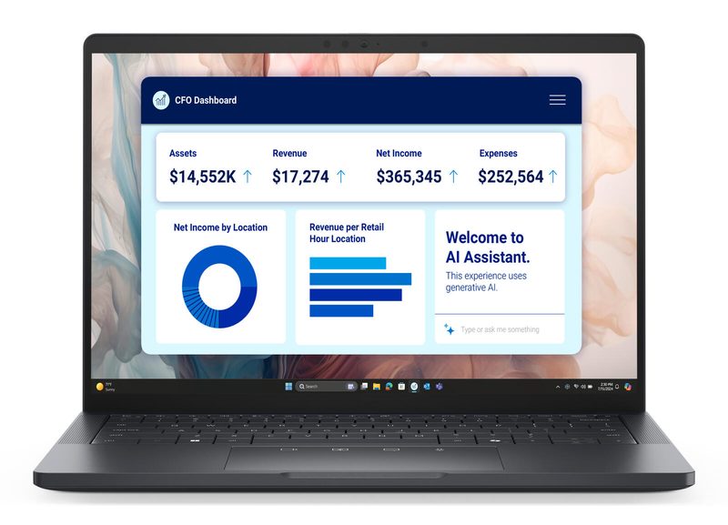 Ordinateur portable Dell Pro 13 Premium PA13250 (Intel Core Ultra 7 266V, 33,8 cm / 13,3", 16 Go RAM, 512 Go SSD, Full HD+, Windows 11 Pro)