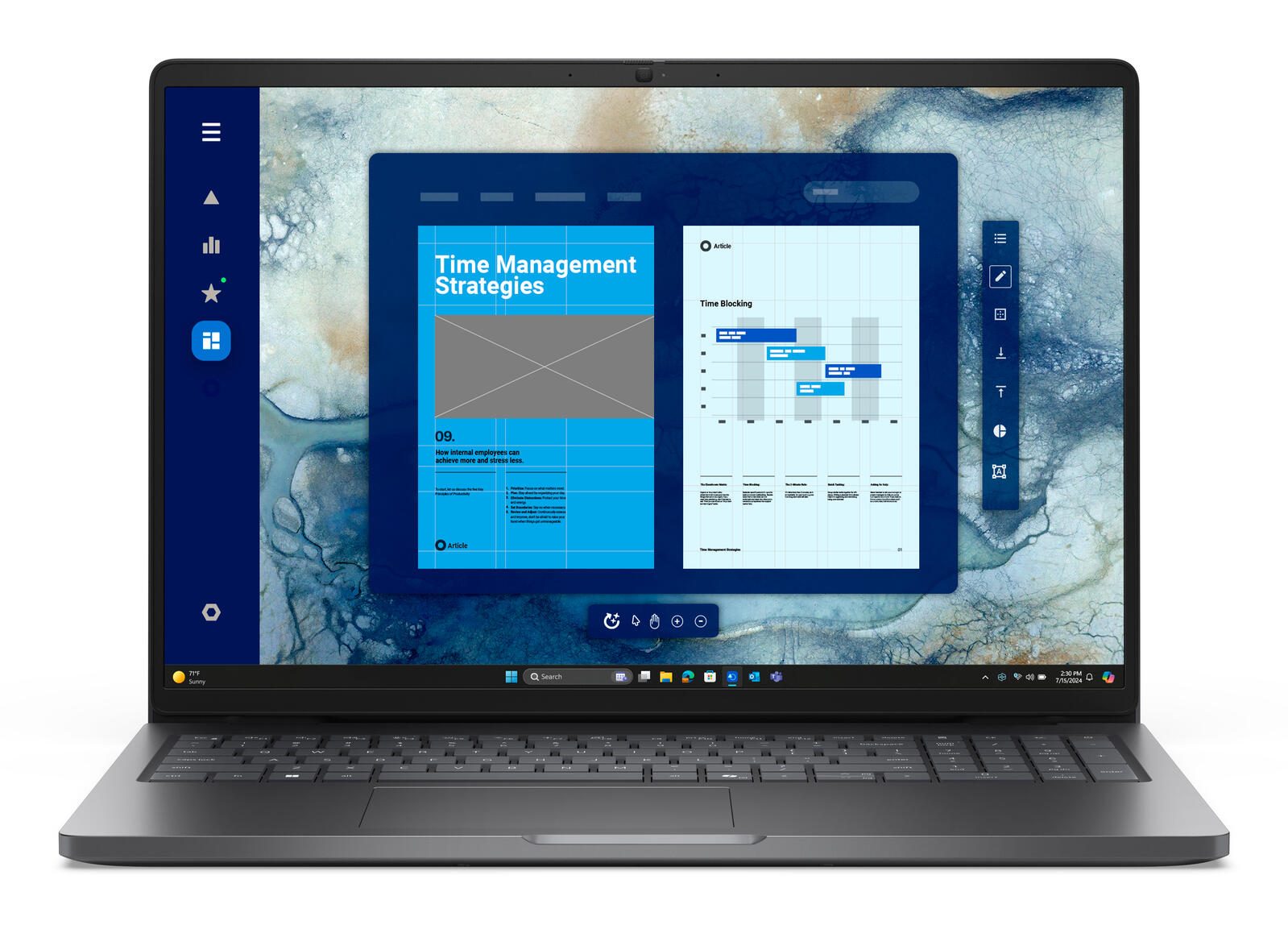 Dell Pro 16 PC16250 Notebook Intel® Core™ 5 120U 40,6 cm (16") 16 Go RAM, 512 Go SSD, WUXGA, Win11 Pro