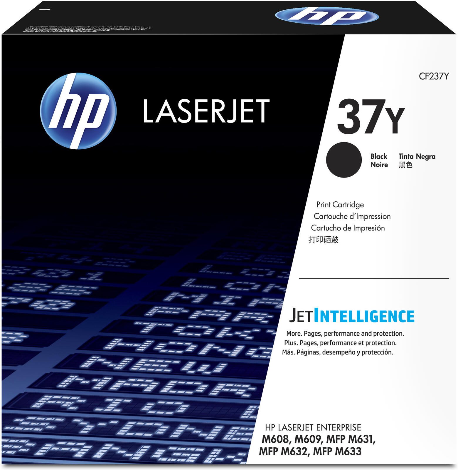 Cartouche de toner noir HP Original 37Y 41 000 pages (CF237Y)