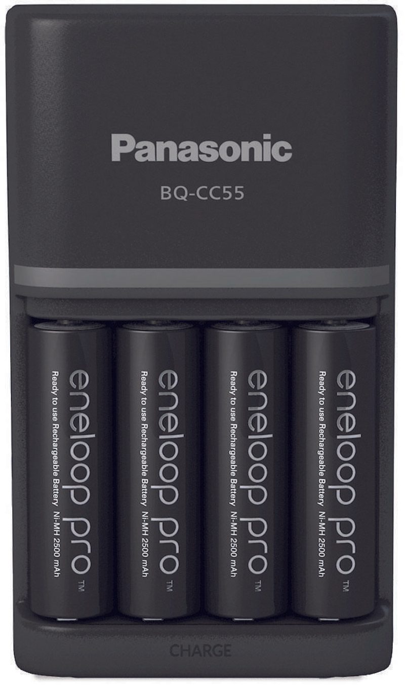 Chargeur d'accus eneloop Smart Plus avec accus inclus