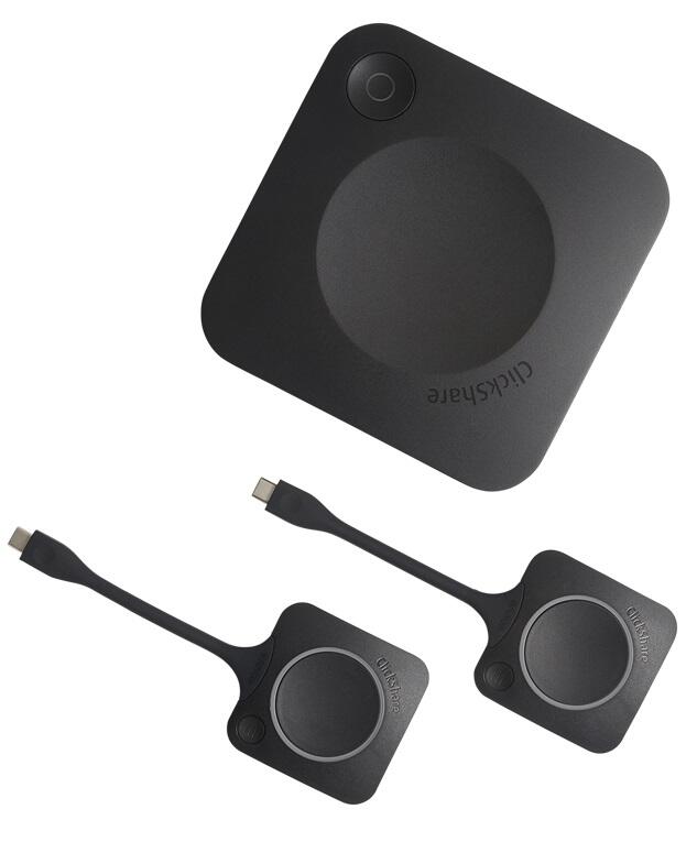 Système de visioconférence sans fil Barco ClickShare CX-30 Gen 2 4K UHD, USB-C, USB-A, HDMI, AirPlay, LAN, Wi-Fi, avec 2 boutons