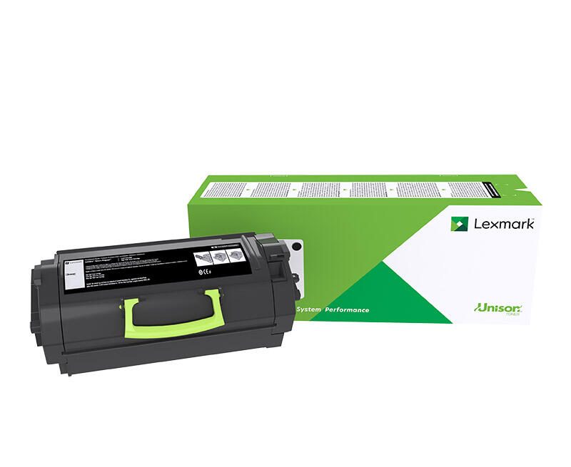 Toner noir Lexmark Original 25 000 pages (53B2H00) pour MS817dn, MS818dn