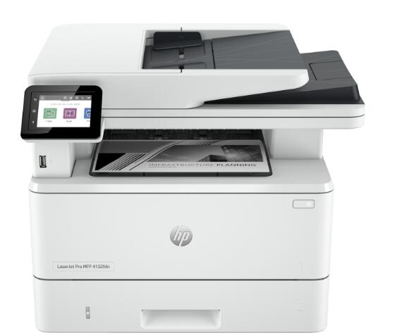 HP LaserJet Pro MFP 4102fdn Imprimante multifonction laser noir/blanc A4, 4-en-1, imprimante, scanner, photocopieur, fax, USB, LAN