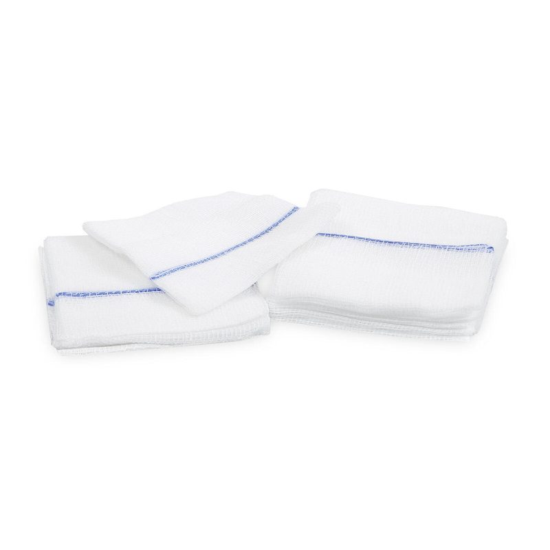 Compresses Mull BeeSana® avec fil de contraste aux rayons X Meditrade® 10 cm x 20 cm 1 boîte = 15 x 10 — lot de 15