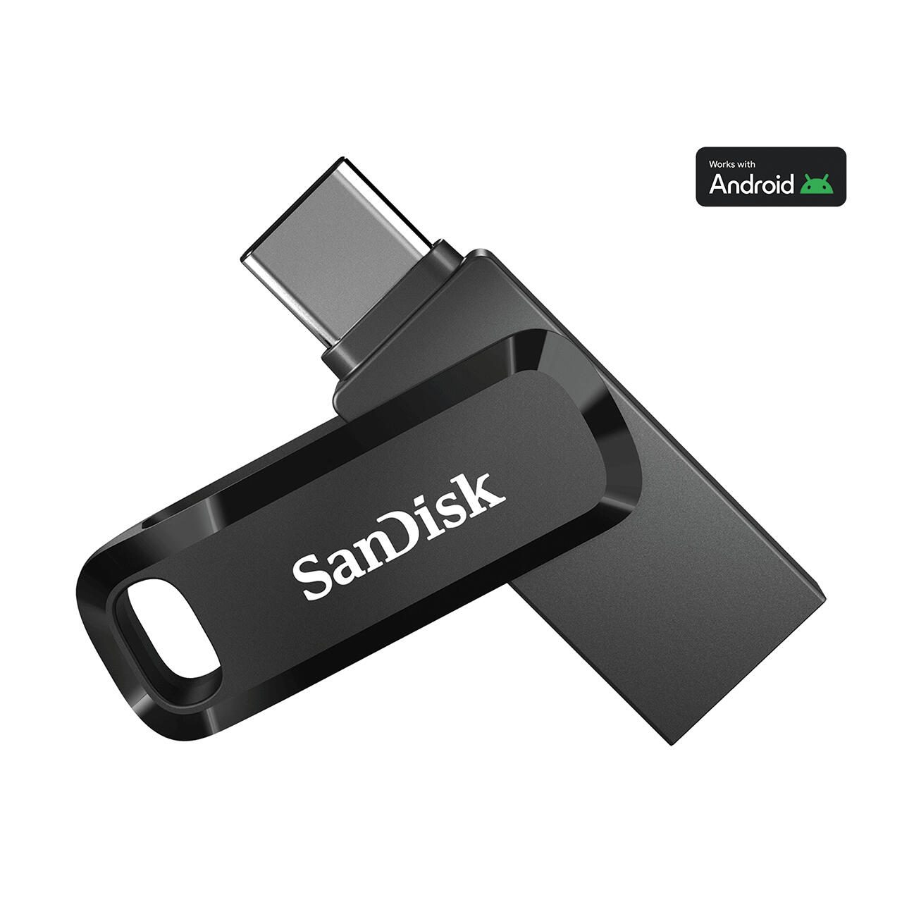 SanDisk Ultra Dual Drive Go Clé USB 2 To USB Type-A / USB Type-C 3.2 Gen 1 (3.1 Gen 1), Noir