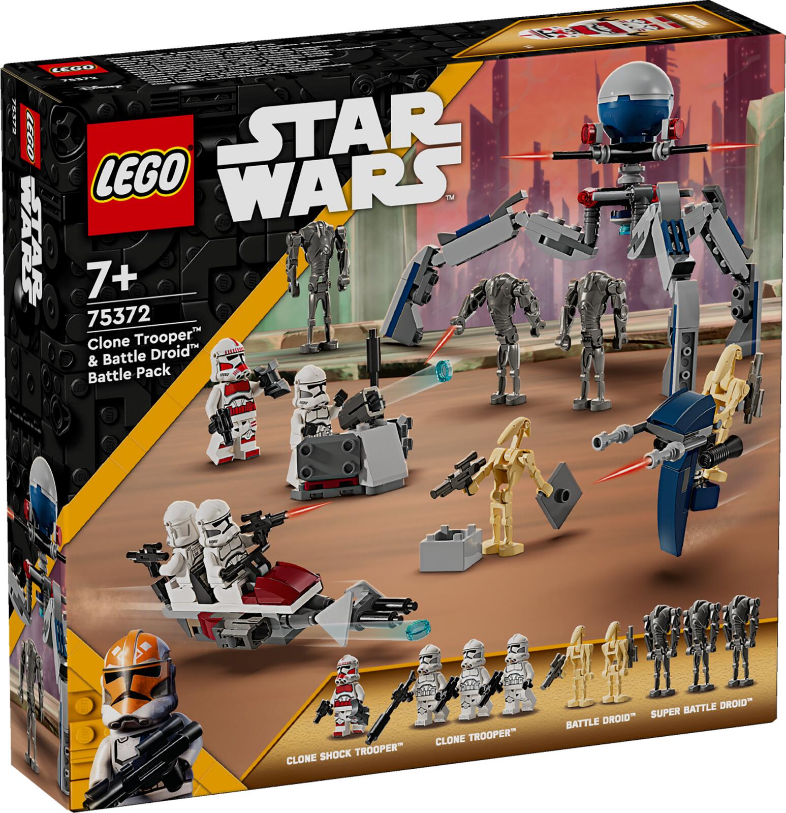 LEGO® Star Wars 75372 Pack de bataille Clone Trooper & Droïde de bataille